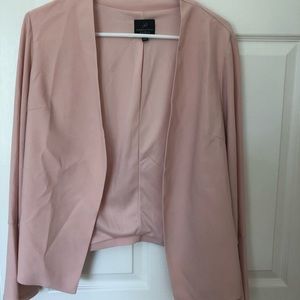 Pink blazer with extra wide wrists